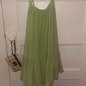 Hazel boutique Green mini A-line dress size S